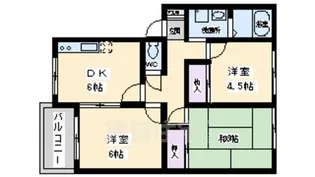 ロイヤルシャトー【2階】の間取り