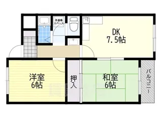 梅村ハイツ【3階】の間取り