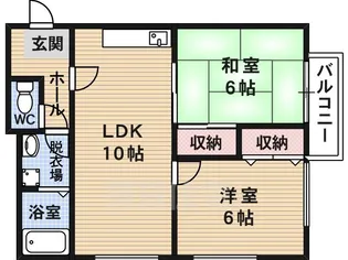 メゾン立部【2階】の間取り