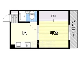 グランドハイツ三津屋北【4階】の間取り