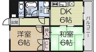 千代田ビル【401号室】の間取り