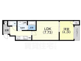 パークス神戸【502号室】の間取り