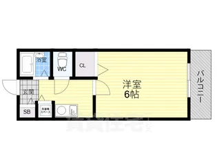 リバーサイド仁川【1階】の間取り