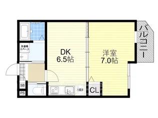 フォルトゥーナ打出浜【2階】の間取り