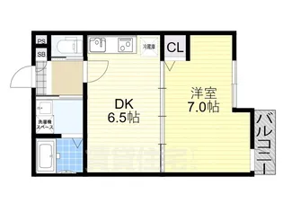 フォルトゥーナ打出浜【3階】の間取り