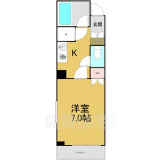 パークサイドいちかわ【7階】の間取り