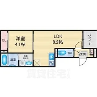 ハーモニーテラス新守山H【2階】の間取り