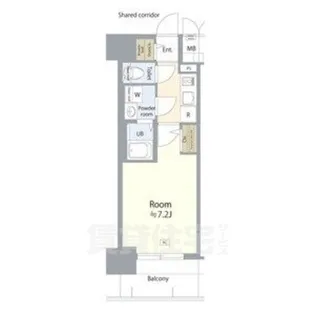 エスリード名古屋STATION NORTH【10階】の間取り