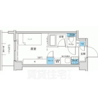 キャンパスヴィレッジ京都西京極【3階】の間取り