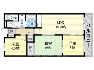 グレース鈴鹿【202号室】の間取り