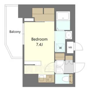 S-RESIDENCE庄内通駅前curere【2階】の間取り
