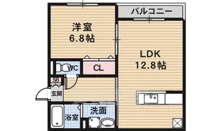 エスポワール【2階】の間取り