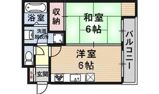 藤和シティホームズ神戸花隈【1階】の間取り