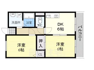 パレドフランセ【301号室】の間取り