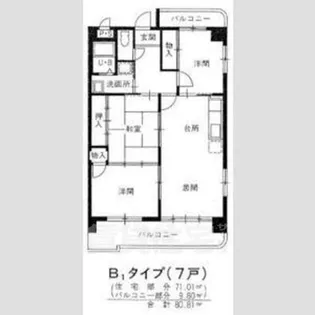 アニヴァーサリ【1階】の間取り