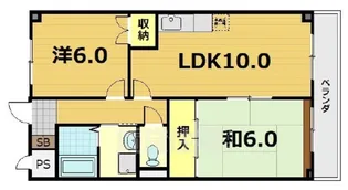 インペリアル明日香(アスカ)【4階】の間取り