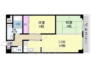 エミネンス善【4階】の間取り