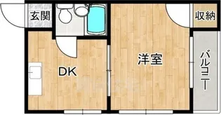 背戸口シティハイツ【3階】の間取り