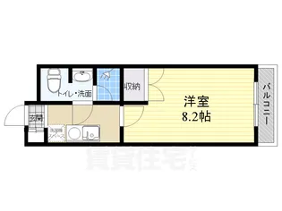 コンセール愛宕山【3階】の間取り