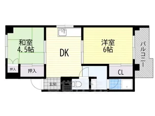 第一鳳マンション【3階】の間取り