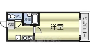 シャルマン高石【104号室】の間取り