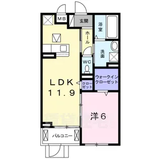 グランデ スクエア【1階】の間取り