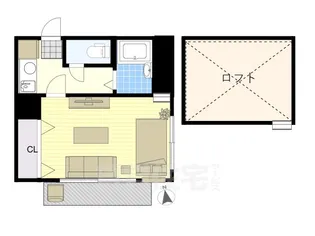 ハイツ翠明【101号室】の間取り