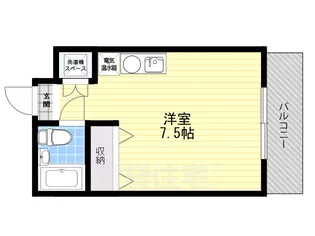 フォーラム都島内代駅前【4階】の間取り