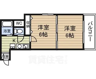 桜マンション2【4階】の間取り