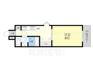 クレアみてじま【6階】の間取り