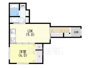 アリビア明神町B棟【2階】の間取り