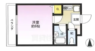 マックス甲東園【2階】の間取り