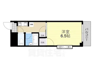 ミルディミル楠葉【403号室】の間取り