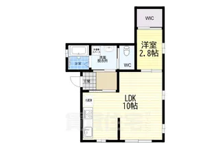神園町マンション【1階】の間取り
