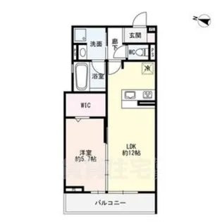 Sieben Yotsuya(ジーベンヨツヤ)【3階】の間取り