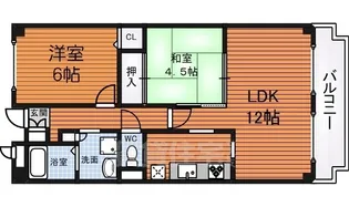 ハイネス諏訪森【303号室】の間取り