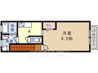 ドルフハイム清福寺【2階】の間取り