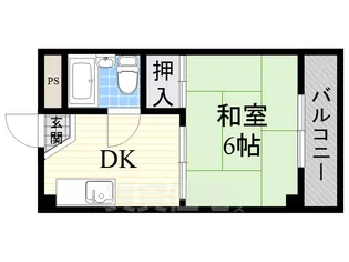ビスタ新庄ハイツ3【6階】の間取り