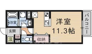 ハイツエイト1【1階】の間取り