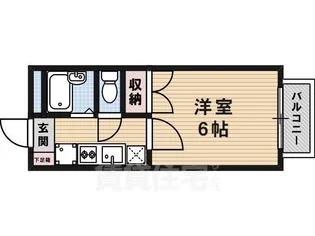 サマックス松岡ハイツ【2階】の間取り