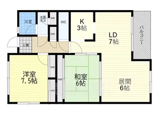 メイゾン福禄【2階】の間取り