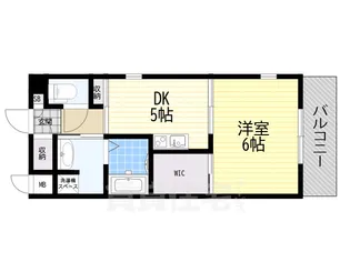 有恒五番館【5階】の間取り