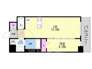 CREST TAPP京都太秦天神川dex 1【3階】の間取り