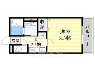 ラ・カーサ【1階】の間取り