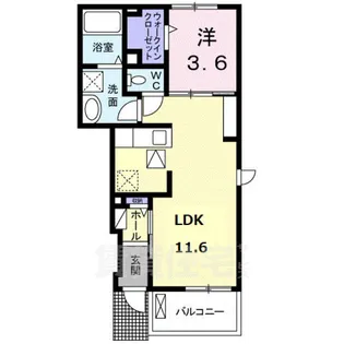 ヴェルジェ 1【1階】の間取り