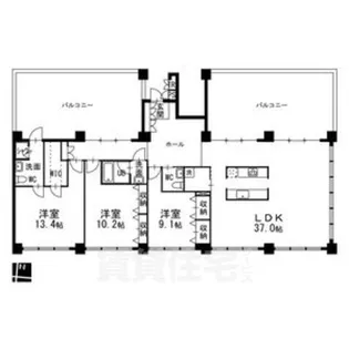トランセット覚王山【4階】の間取り