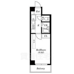 WESTIN星ヶ丘【5階】の間取り
