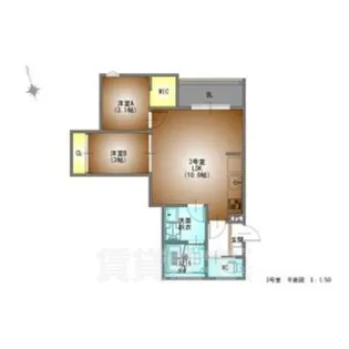 REGALEST中村日赤【1階】の間取り