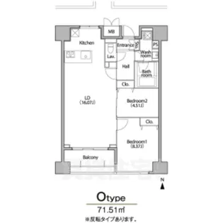 グラン・アベニュー 栄【12階】の間取り