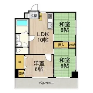 東和ハイツ本館【2階】の間取り